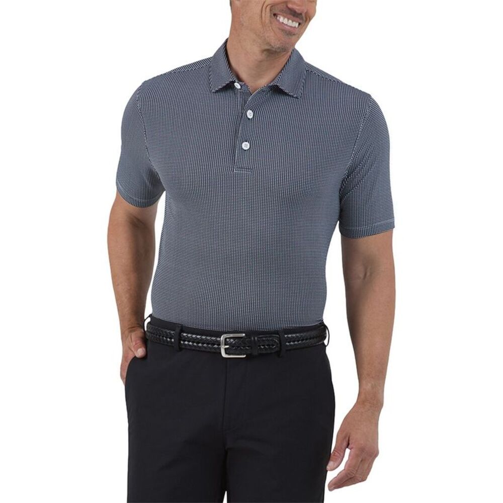 Ibkul Mens  Polo Shirt, White